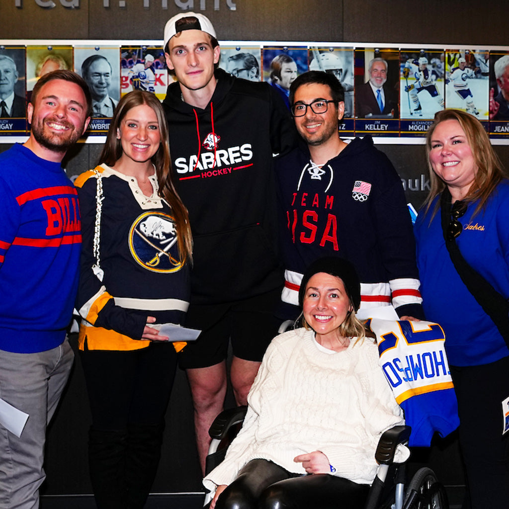 3.8.26 ~ BUFFALO SABRES ~ STEPHANIE, LOUIS & JOHN