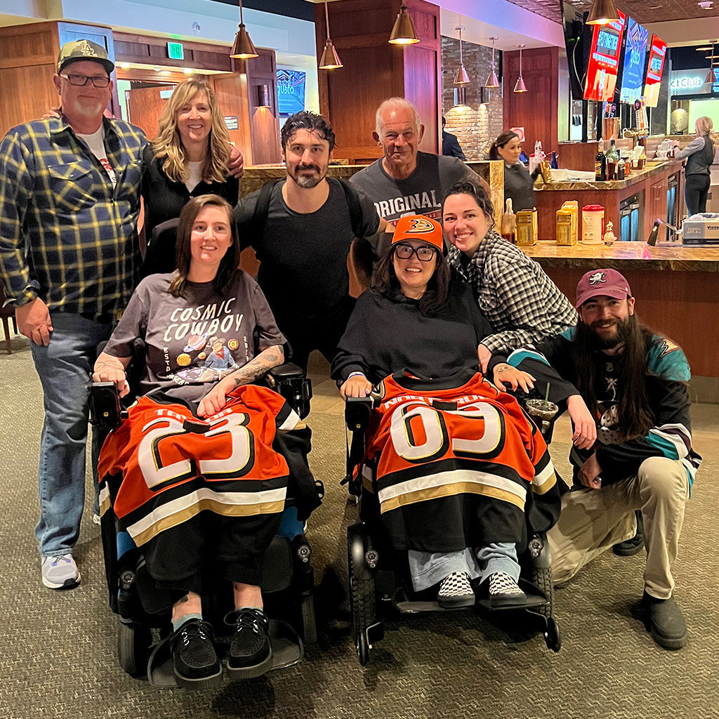 3.8.26 ~ ANAHEIM DUCKS ~ JESSIE & ERIN